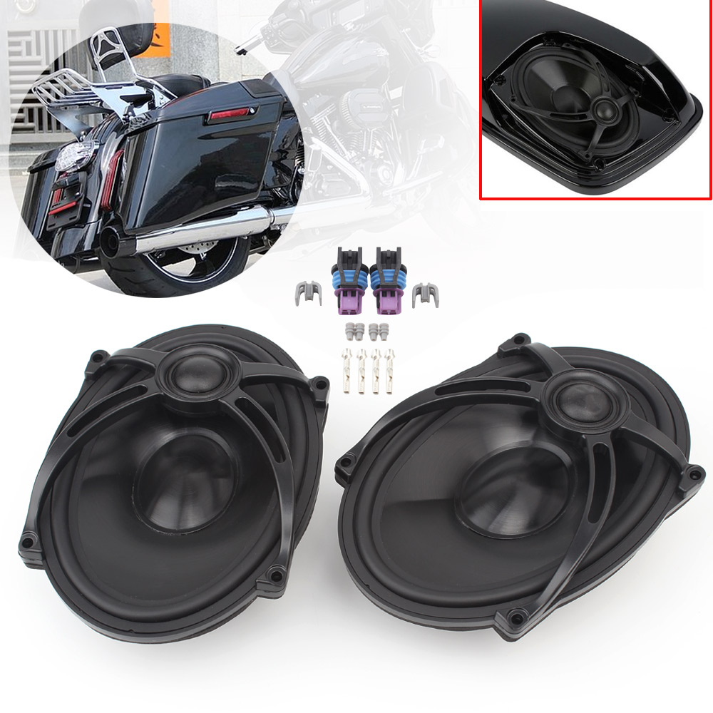 Мотоцикл 5 "х 7" сума крышкой динамик для Harley Touring Road King Electra Road Glide Street Glide 1994-2019 2017 жесткий сторона коробки