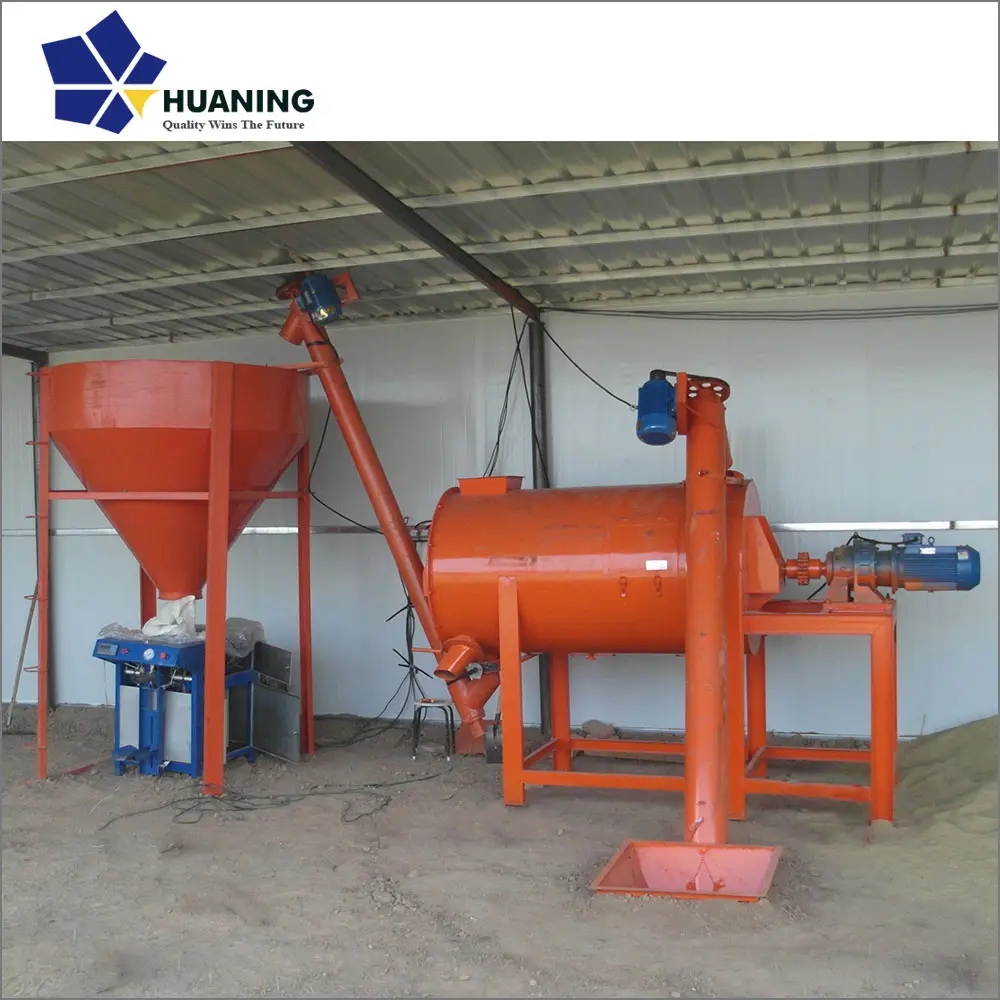 Best selling 2-8t/h dry mortar mixing plant with low price