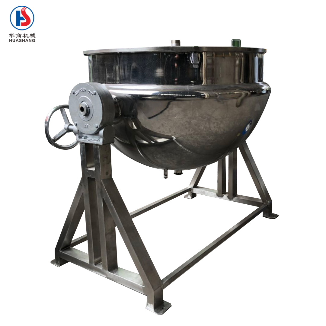 Chili Sauce Peanut Butter Processing Machine Stainless Steel Cooking Machine Jacketed Kettle with Agitator