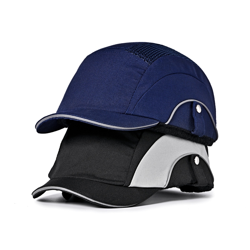 CE EN 812 ABS Helmet Insert Bump Cap 100% Cotton Adjustable Strap Baseball Bump Cap