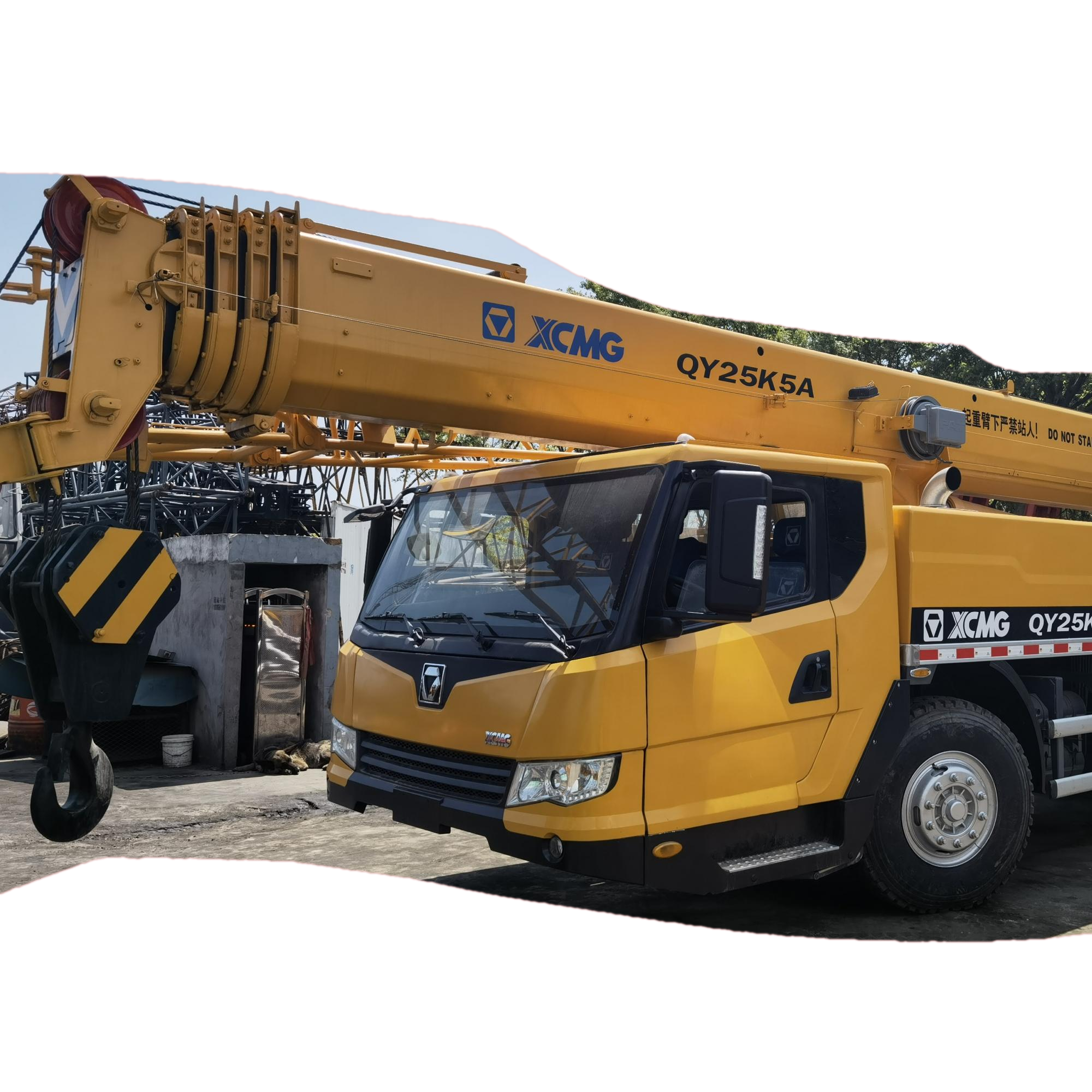 China brand XCMG 25 ton used QY25K5 hydraulic mobile truck crane 5 arm weichai engine