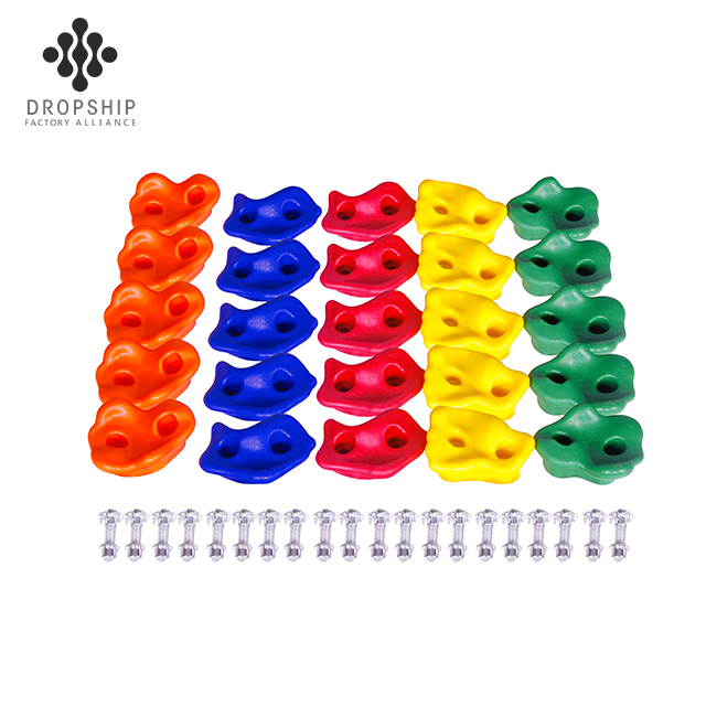 SD-003 2020 good quality children outdoor indoor play set rocking climbing wall climbing holds