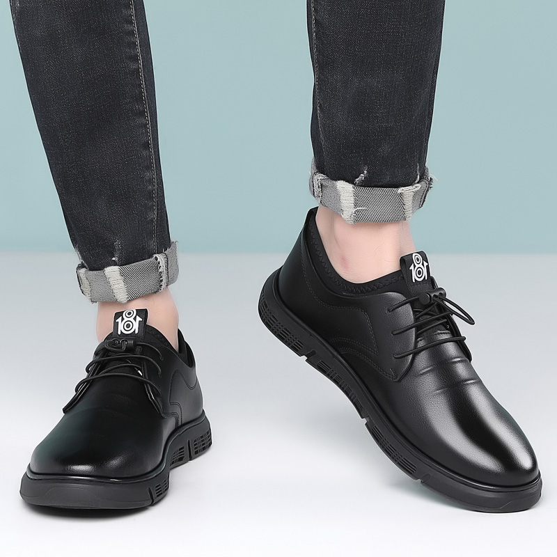 Guaranteed Quality men's Zapatos Leather Business Casual Handmade Leather Shoes