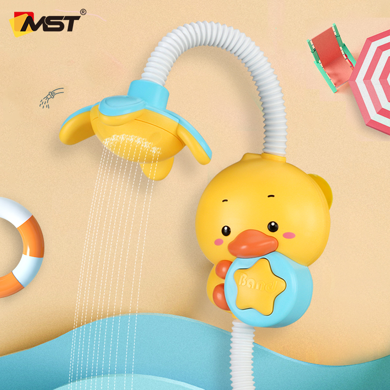 Модель желтой маленькой утки MST, Игрушки для ванны, игрушки для воды, игрушки для купания, Детские Игрушки для ванны