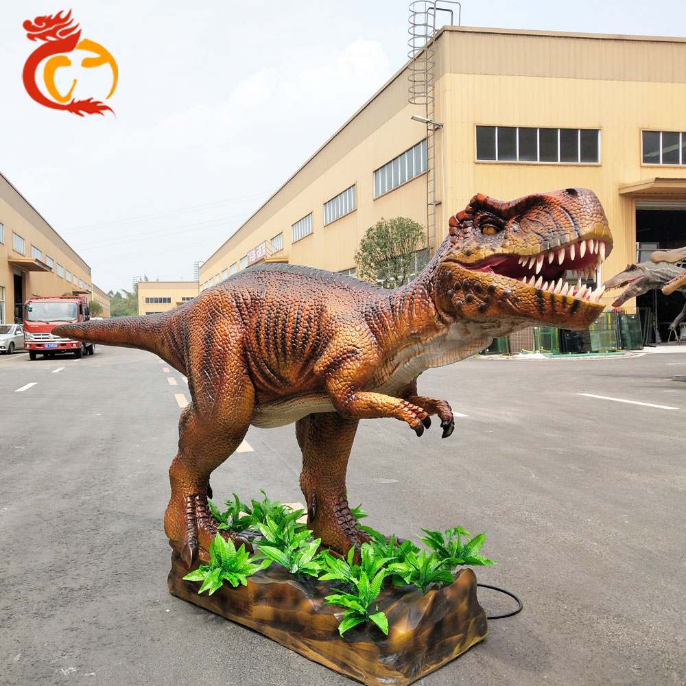 Уличный парк механический аниматронный динозавр T-rex модель для продажи
