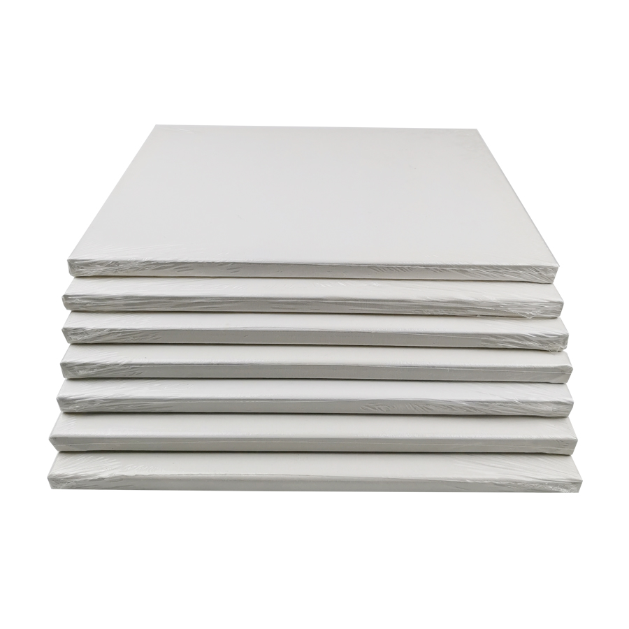 Promotional Gift Fast Shipment Good for Painting Custom Size White Stretch Canvas
