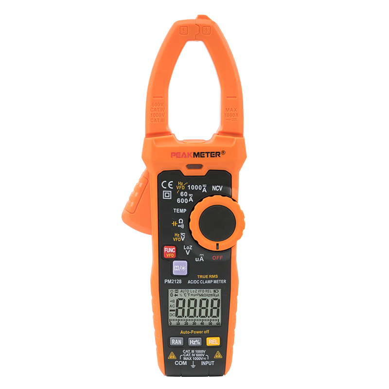 Мультиметр Peakmeter PM2128, аналоговый измеритель с аналоговой гистограммой, цифровой, автоматический/ручной диапазон