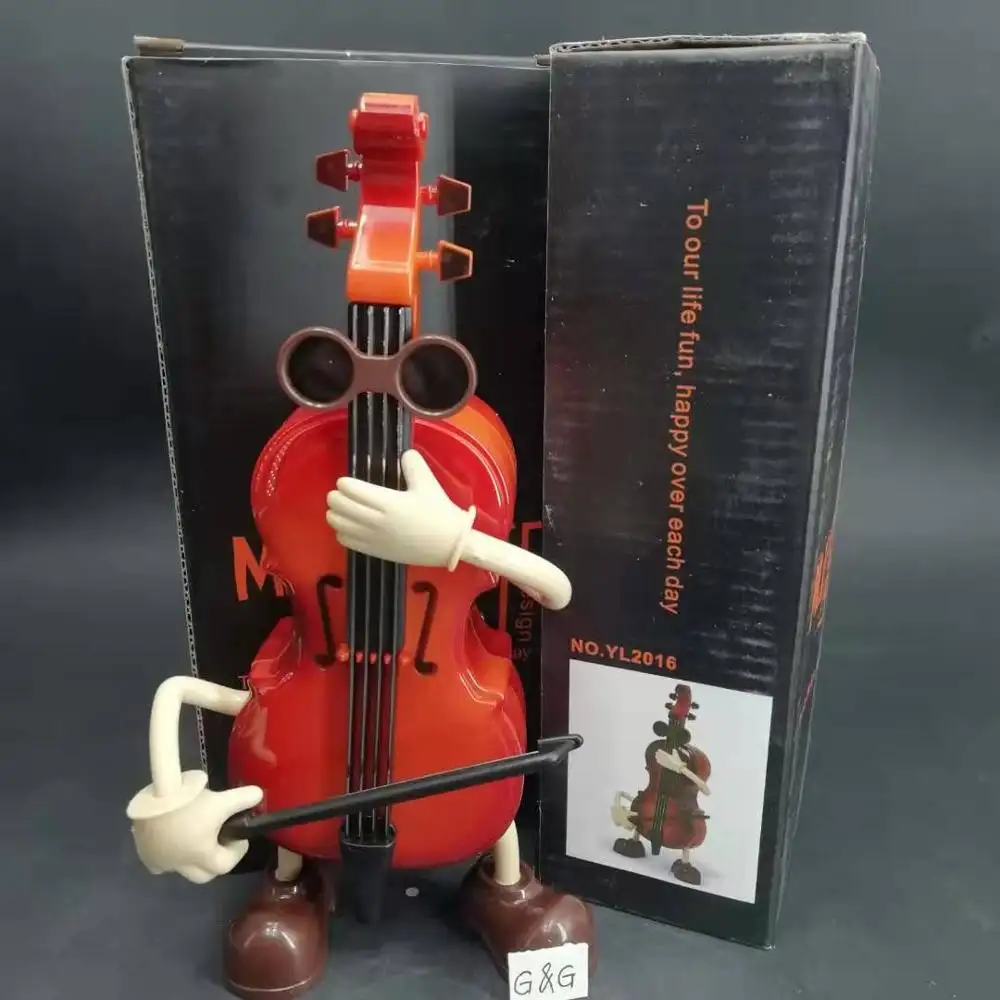 Swing Guitar Shape Music Box Violin Music Box Creative Musical Gift