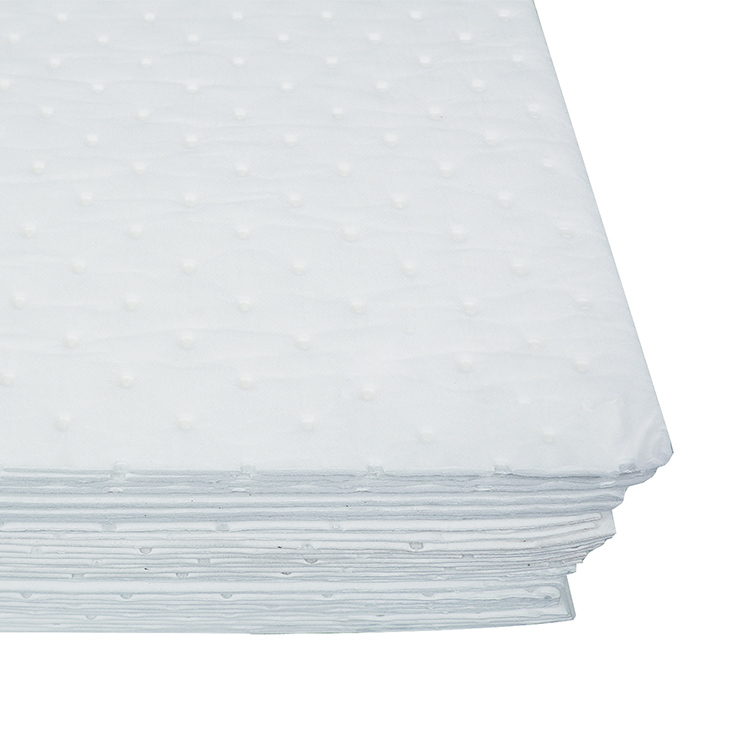 Industrial Spill Absorbent Absorbent Sheet Oil Cleaning Absorbent Pad