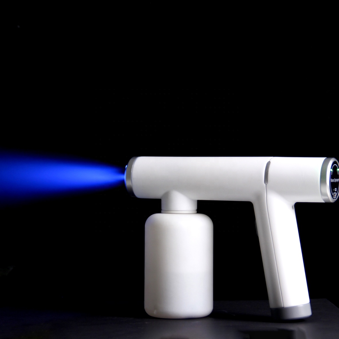 Nano Sterilizing Desinvectant Machine Blue Light Chargeable Fogger Commercial Sanitation Spray Gun