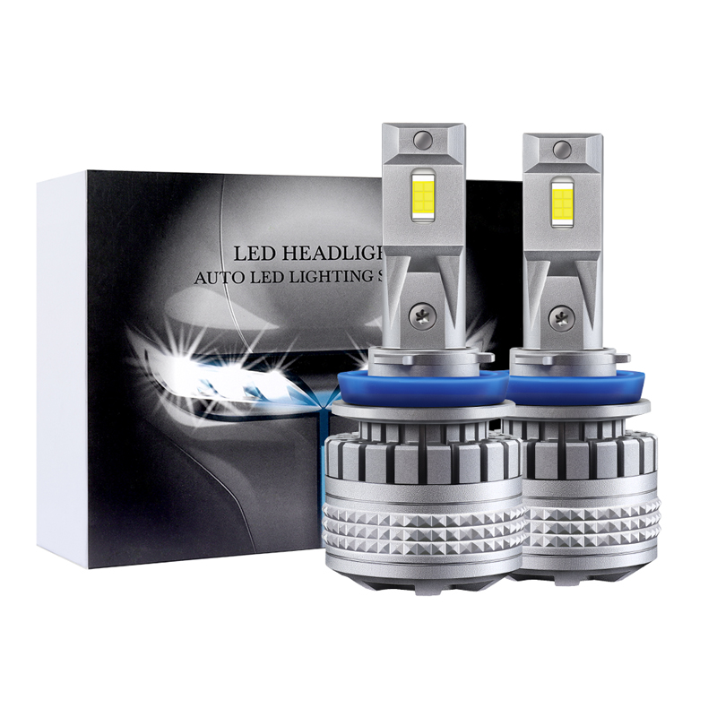 Q7 Автомобильные фары luces led 24000lm Высокая яркость сильный canbus H4 H7 H11 9005 9006 9012 новая модель 2021 СВЕТОДИОДНАЯ Лампа фара