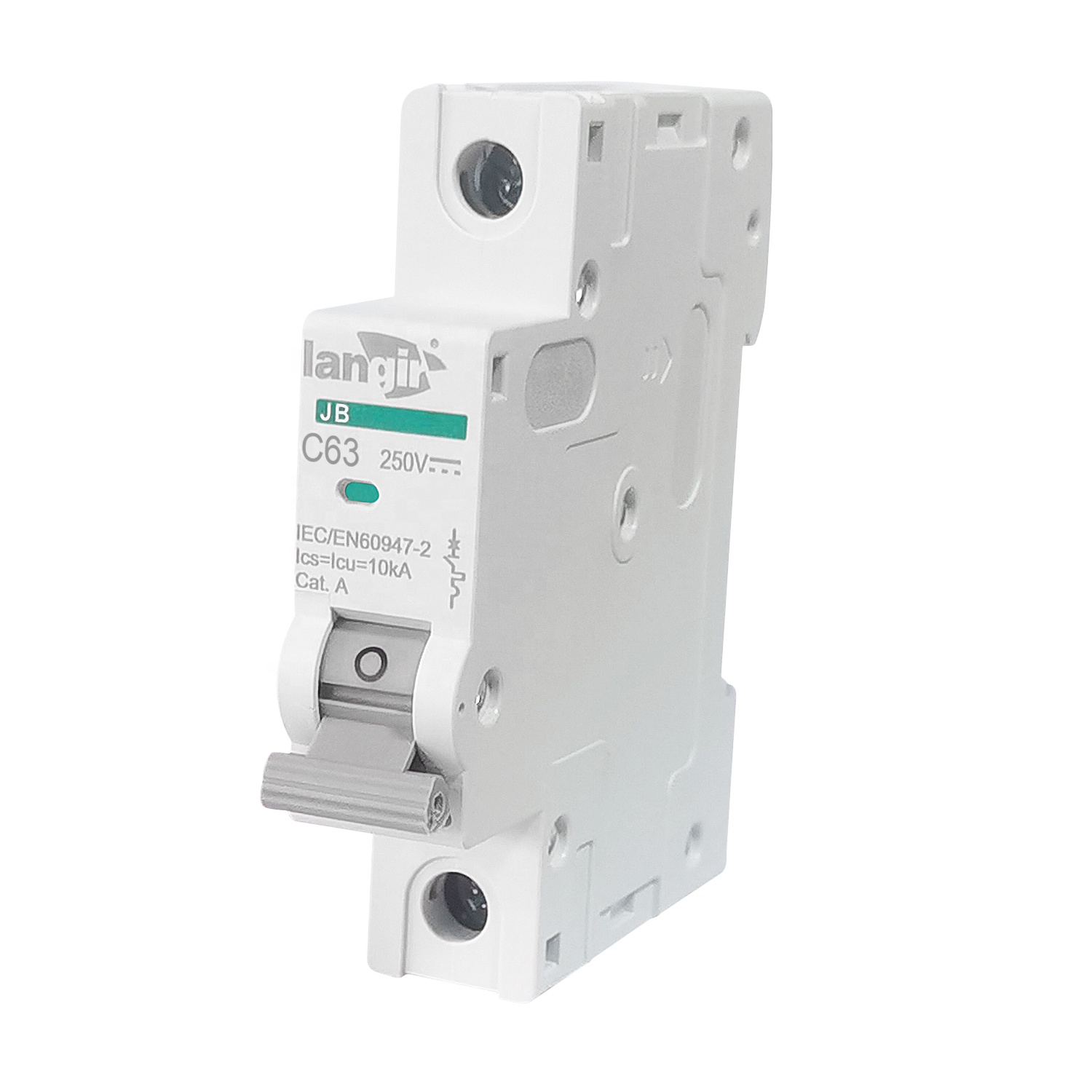 Hot Sale 1 P 1-63A Voltage Protection for Battery and Solar System DIN Rail Installation C Curve DC Circuit Breaker