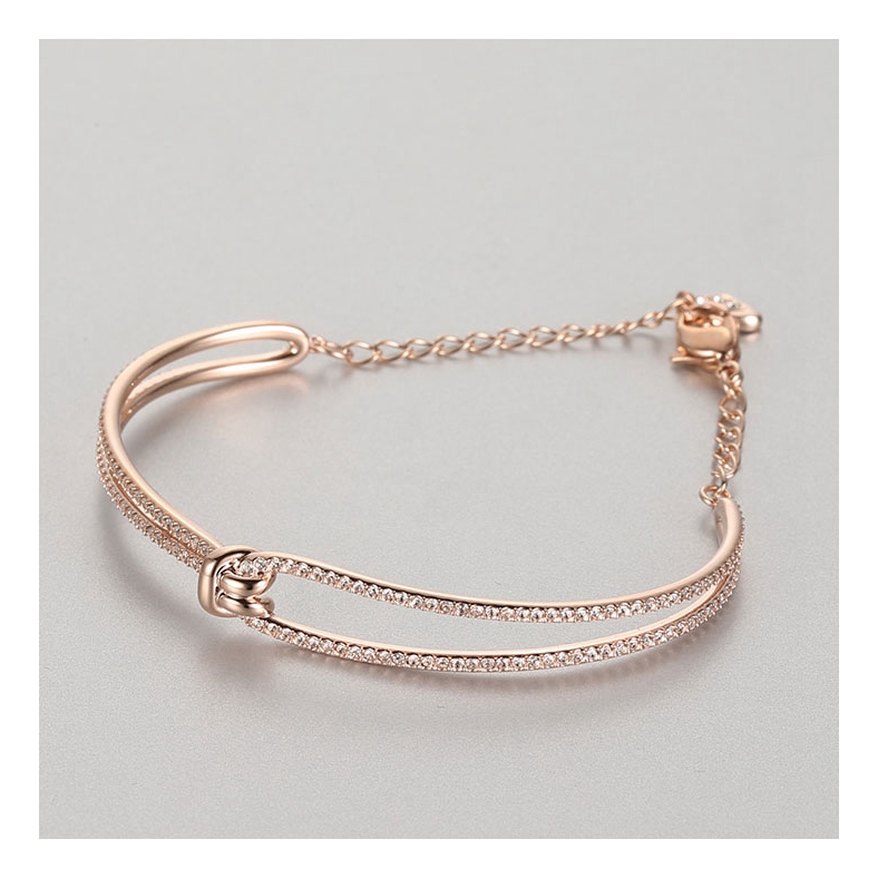 Rose Gold Temperament Faith Bracelet Jewerly Non Tarnish Cuff Stainless Steel