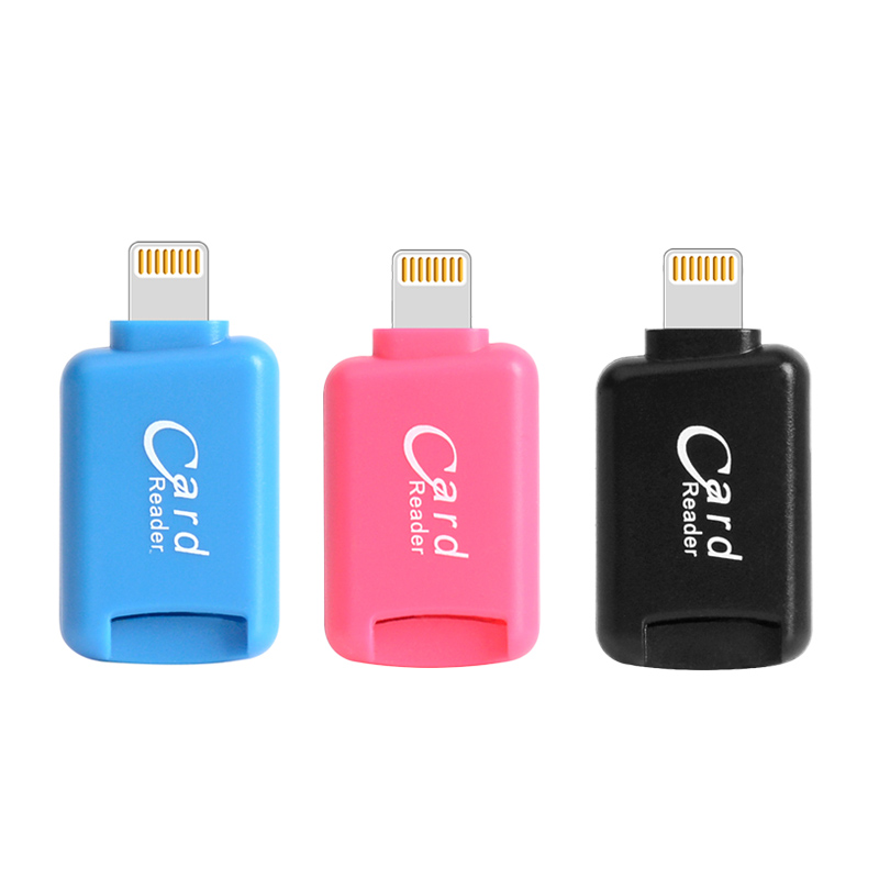 Пользовательский логотип bluk mini micro tf устройство для чтения карт памяти sd для iphone