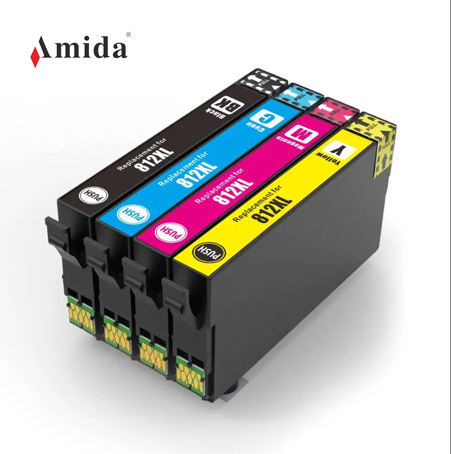 Картридж с чернилами Amida 812XL чернильный картридж совместимый для сотрудников WF-7830/7840/7845 принтер