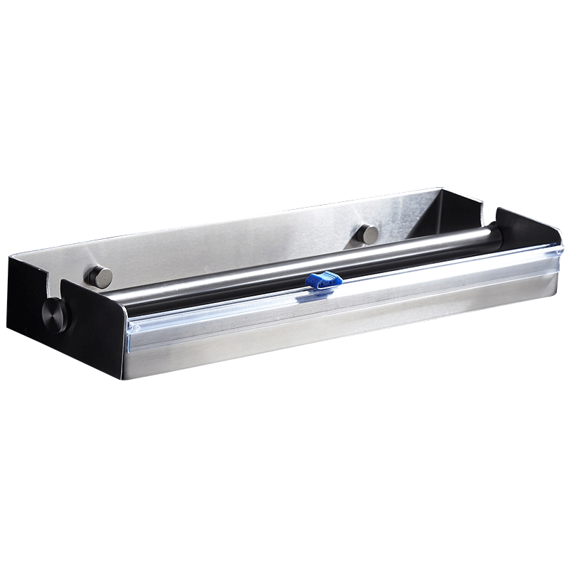 Kitchen Stainless Steel cling film Dispenser for Aluminium Foil Plastic Cling Stretch Wrap and Catering
