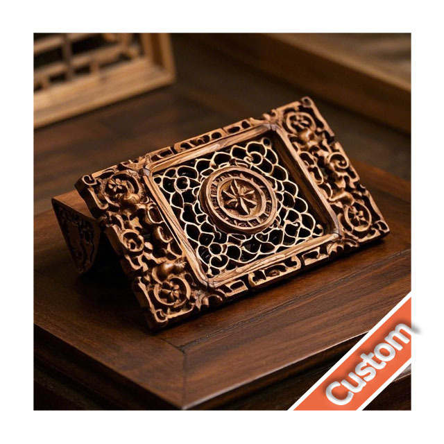 Custom CNC wood products precision processing Decorative Carved Wood Appliques And Onlays Furniture Accessories For Furniture