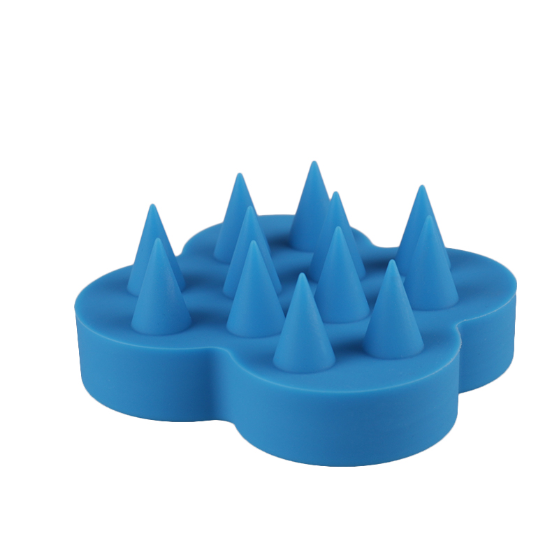 New Trending Product Hairbrush Reusable Silicone Head Massager Brush Unique Scalp Massage Brush for Butterfly Shape