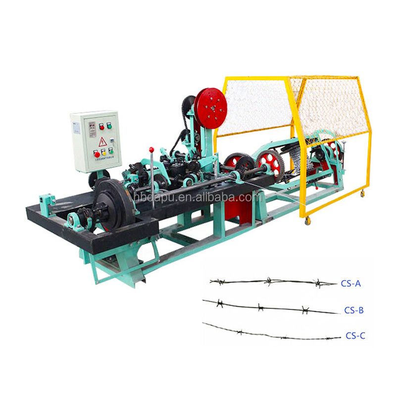 40 Kg/h automatic twisted barbed wire mesh making machine