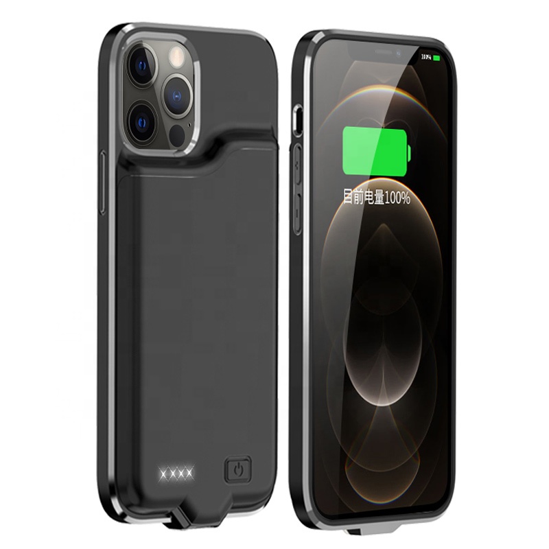 Чехол для iPhone12 6,1 дюймов Pro Max 5500 мАч, портативный защитный чехол для зарядки, чехол для портативного зарядного устройства