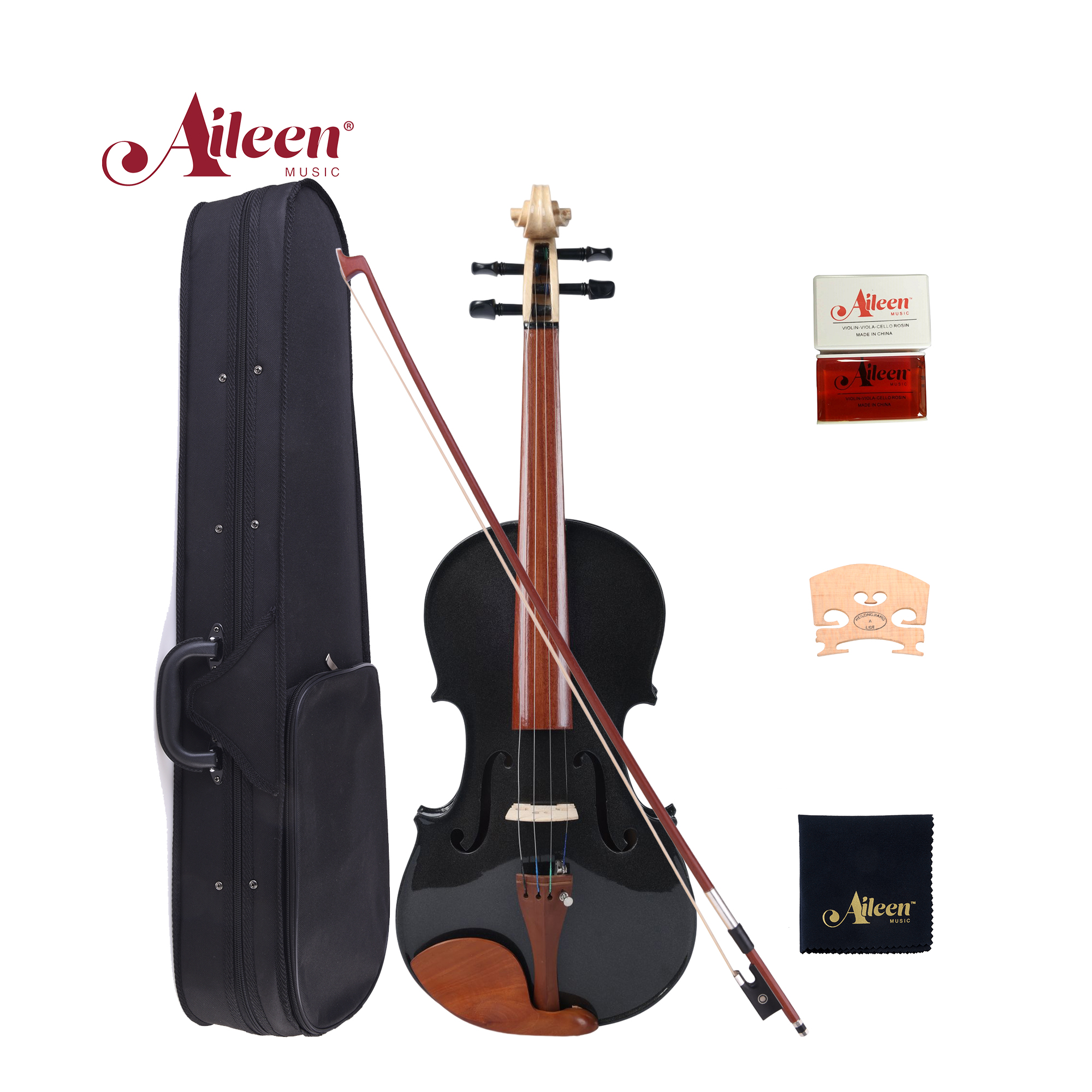 Solid spruce top violin 4/4-1/8 solid maple back & side(VG105ER)