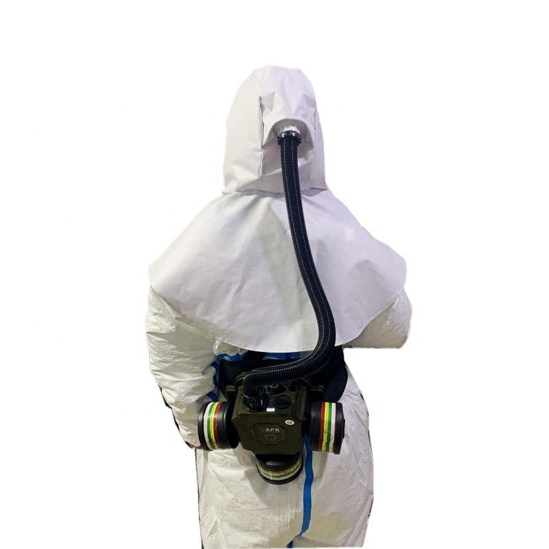 CE EN12941 EN12942 POWERED AIR PURIFYING RESPIRATOR-S PAPR HOOD WITH AIR PURIFYING BLOWER USED FOR ANTI-DUST