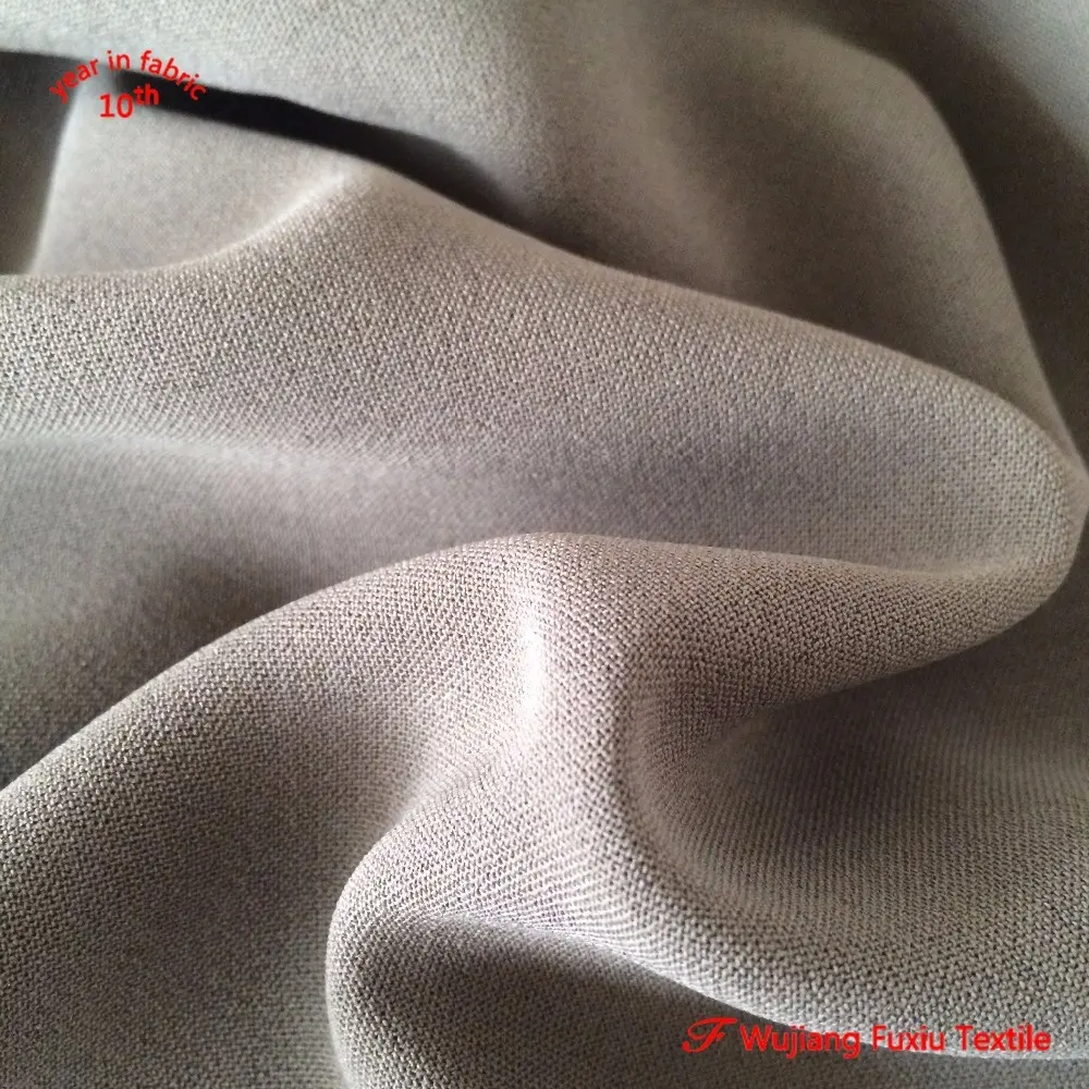 75D CEY yarn polyester stretch crepe fabric composition