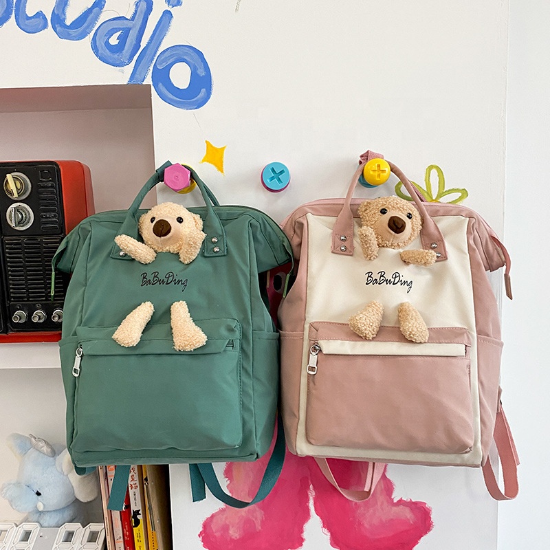 wholesale waterproof 3 in 1 baby diaper bag nappy wet bag backpack with changing mat station