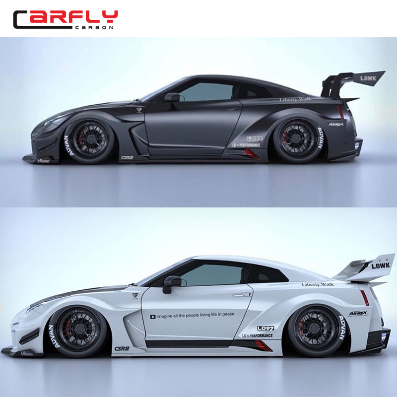 2020 новый стиль LB WORKS GTR R35 GT-R Ver.2 широкий корпус комплект FRP + CF