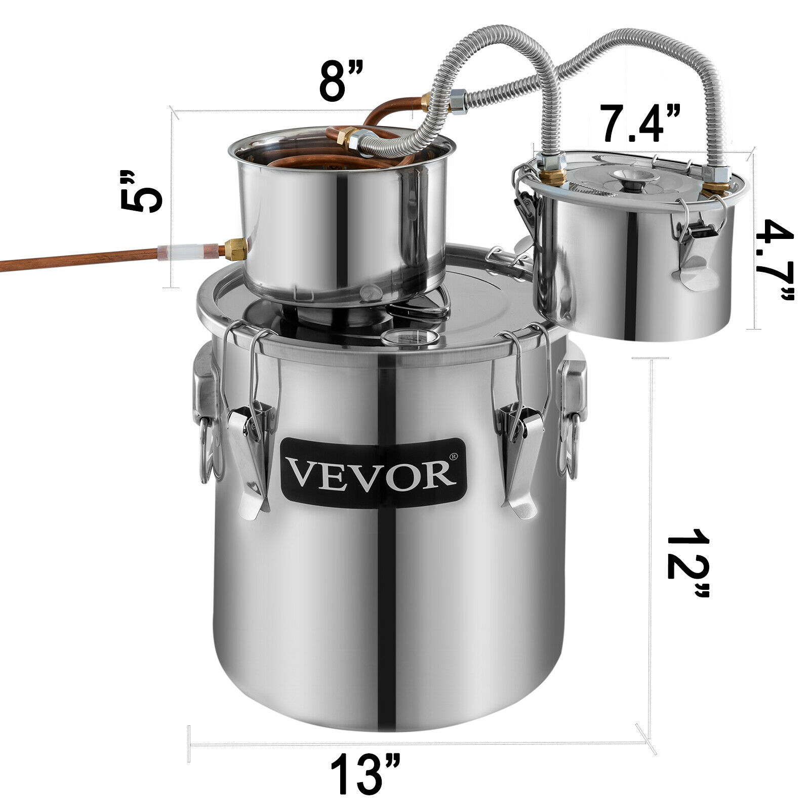 5.5Gal 21L воды вино алкогольный перегонный аппарат