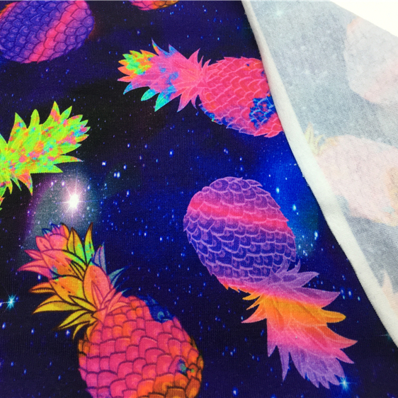 ChinaSupplier Various Design Tie Dye One Piece Cut Out Cotton Interlock Digital Print Knit Cotton Lycra Anime Fabric By The Yard
