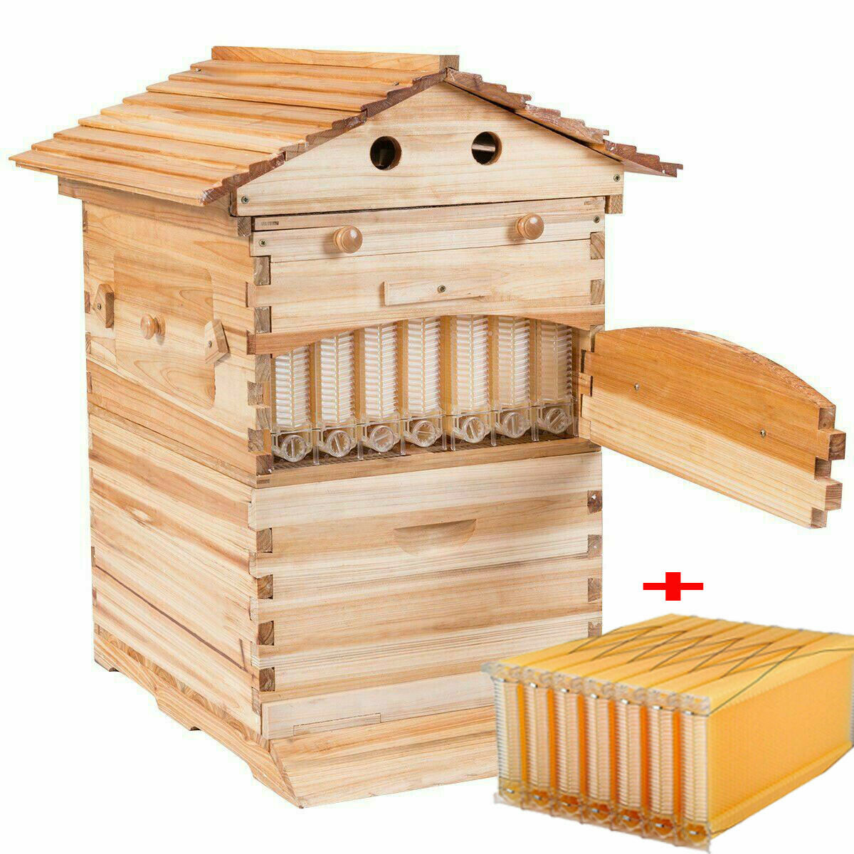 Automatic Self-Flowing flow Bee Hive 7 Auto Frames Apiculture Beekeeping Equipment box Tool Artesian Beehive with tap