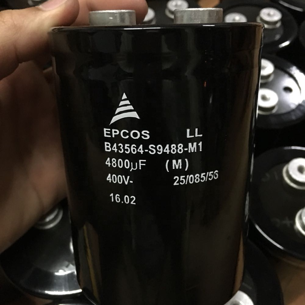 Новый оригинальный 400V4800UF электролитический конденсатор с алюминиевой крышкой высокого напряжения инвертор B43564-S9488-M1