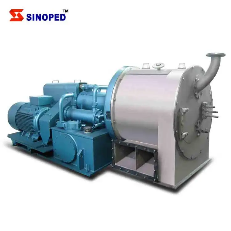 1Tons/Hr Salt Dewatering Centrifugal Machine Two Stage Piston Stainless Steel Pusher Centrifuge