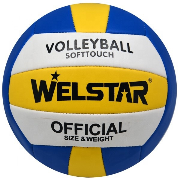 Official Size Cheap Colorful Custom Design Promotional Volleyball