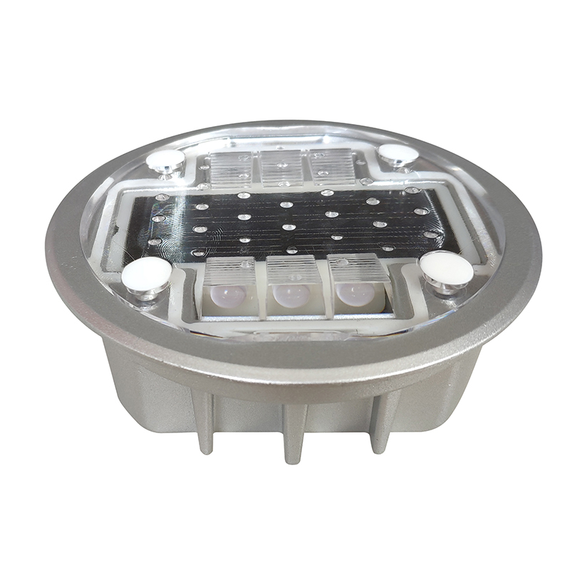 NOKIN High bright LED warning round solar safety Cast aluminum road stud reflector