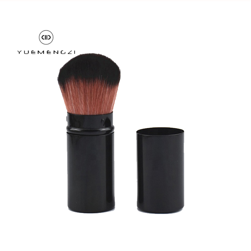 2019 Natural Professional Wholesale Custom Logo Blush Retractable Makeup Brushes