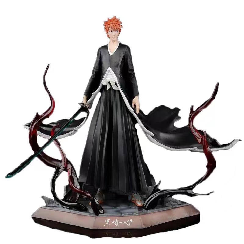 Аниме отбеливающая двухсторонняя игрушка-модель Kurosaki Ichigo из ПВХ