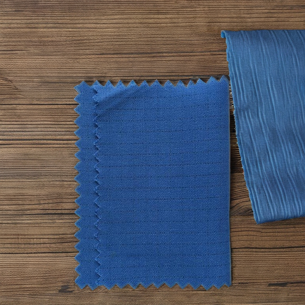 Grid Design High Efficiency Anti static Treatment Comfortable and Durable Suitable Various Premium Grid Anti static Fabric