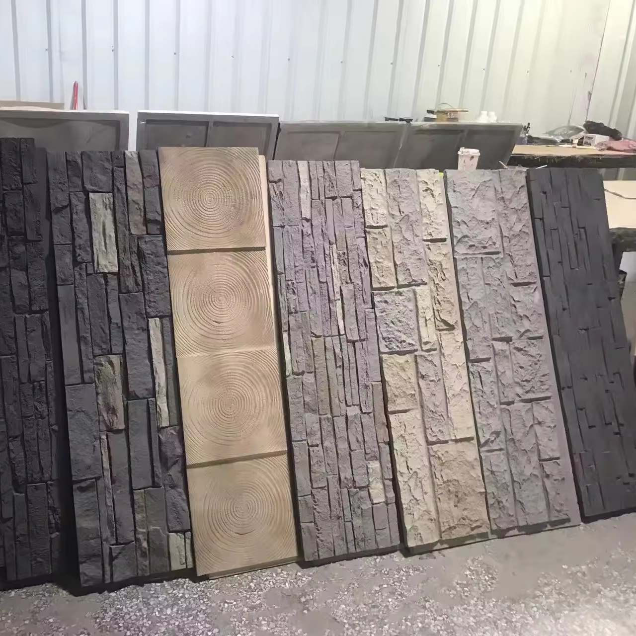100% Polyurethane Waterproof High Hardness Natural Stone PU Stone for Outdoor and Indoor