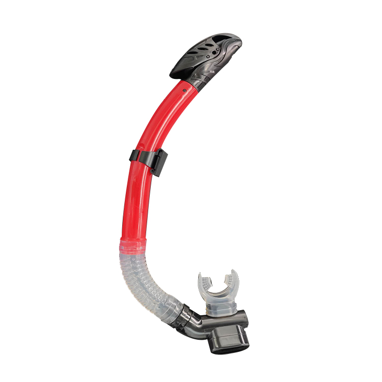 Free Hot Sale OEM Swim Snorkel Dive Underwater Silicone Unisex Breathing Tube Dive Snorkel RTS