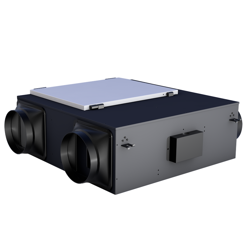 100mm HEPA filter HRV/ERV heat recovery recuperator ceiling ventilation