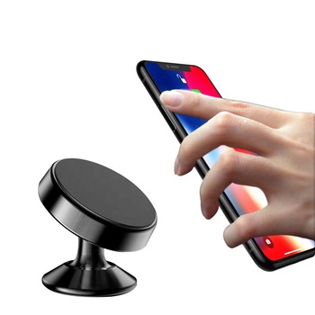 Вращающаяся на 360 Градусов Подставка для смартфона Мини магнитный автомобильный держатель для телефона для приборной панели автомобиля