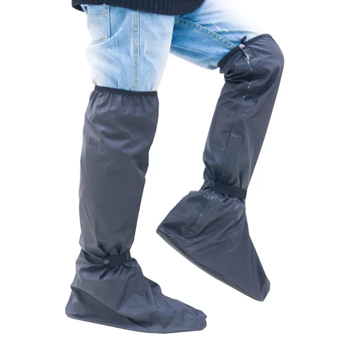 Lengthen below knees New PVC Motorcycle Waterproof Rain Boot Shoe Covers