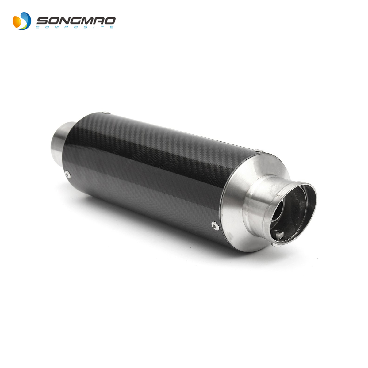 High quality 70mm 80mm carbon fiber exhaust tube