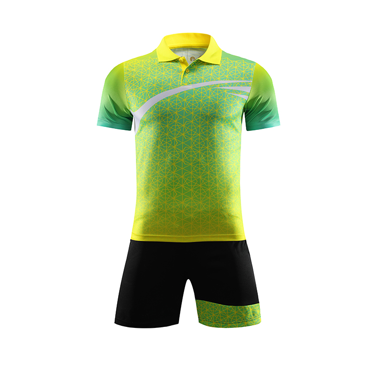 Men best choice short sleeve shirt and short trousers for doing exercise suit selling well