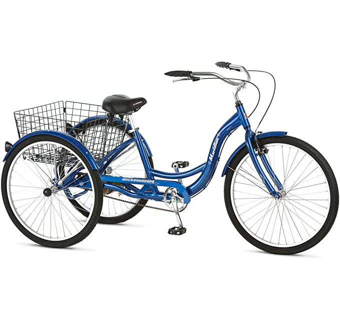 3 Wheels Electric Adult Tandem Tricycle Cargo Bike Three Wheel Bike for Adults