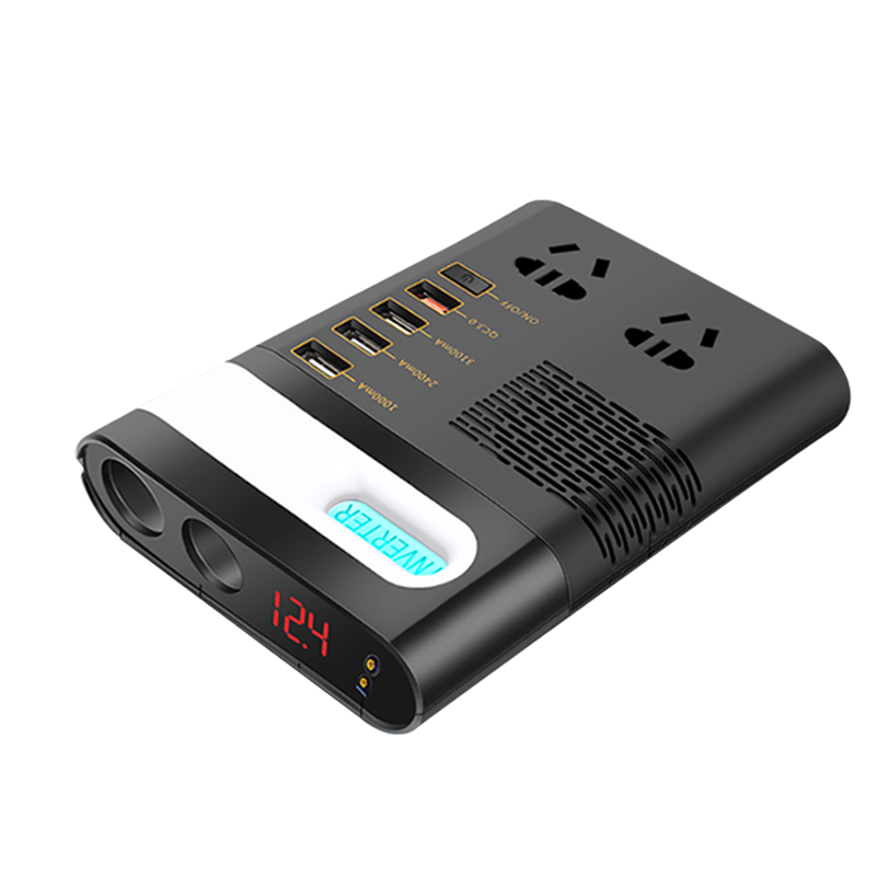 12v 24v dc к ac 220V usb зарядное устройство автомобильный инвертор питания для ноутбука мобильного телефона