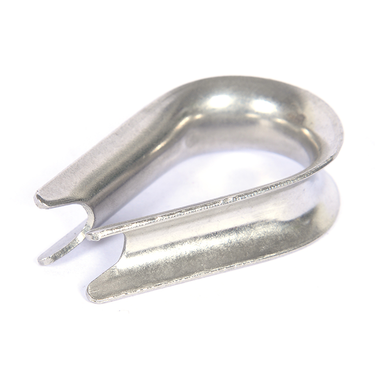 Strong stainless steel thimble for wire rope sling