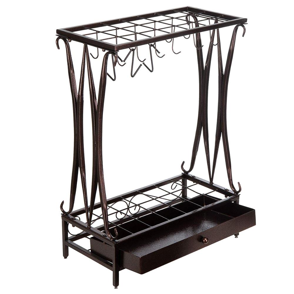 convient Perfect for small spaces non-falling Freestanding Industrial Antique Umbrella Rack for Home Office Entry Hallway